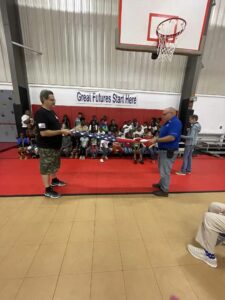 Flag folding at Avon Park Boys & Girls club1