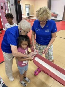 Flag folding at Avon Park Boys & Girls club2