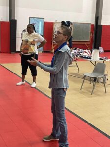 Flag folding at Avon Park Boys & Girls club3