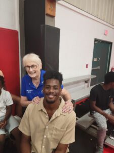 Flag folding at Avon Park Boys & Girls club8